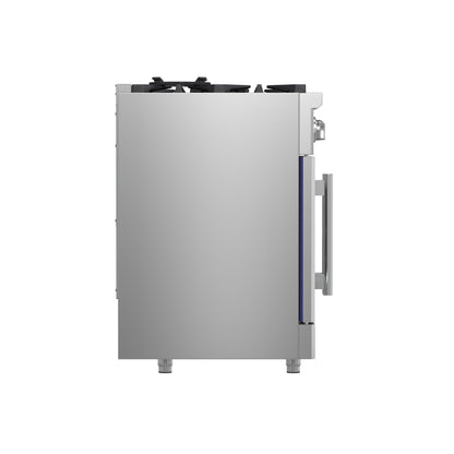 Forno Massimo 30-Inch Freestanding French Door Gas Range, 4 Burners, Convection Oven, Energy Efficient