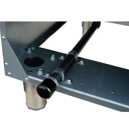 FORNO Commerciale Natural Gas Deep Fryer, 3 Burners 90,000 BTU, 40 lbs, Millivolt Control