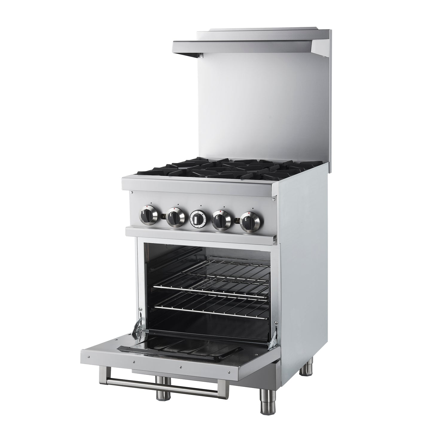 Forno Commerciale 24 Inch Gas Range with 4 Burners