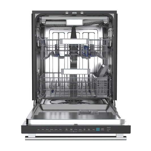 Stella 24 in. Built-in Dishwasher in Black, Tall Tub, Top Touch Control, Fingerprint-Resistant Stainless Steel Dishwasher, Black, Quiet 44 dBA, Soil-Sensing Capable, NSF & ENERGY STAR