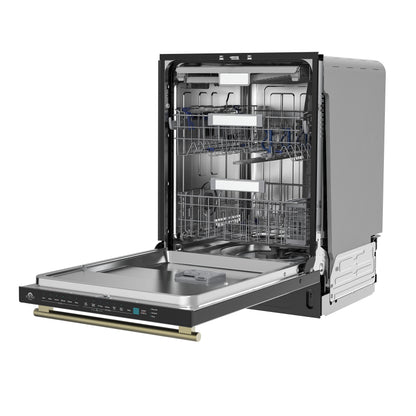 Stella 24 in. Built-in Dishwasher in Black, Tall Tub, Top Touch Control, Fingerprint-Resistant Stainless Steel Dishwasher, Black, Quiet 44 dBA, Soil-Sensing Capable, NSF & ENERGY STAR