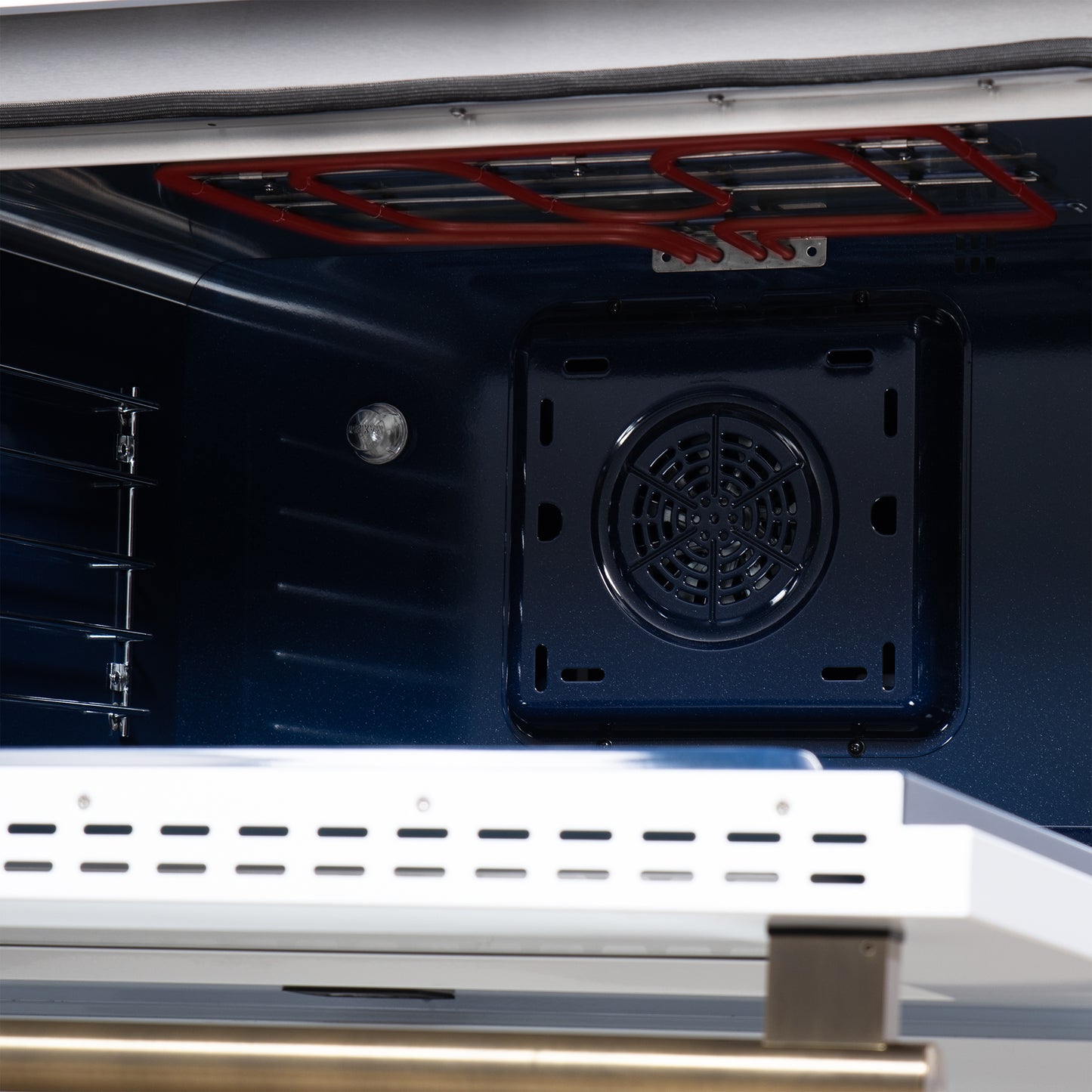 Forno Massimo 36 Inch Freestanding Dual Fuel Range in White with Antique Brass Accessories, 6 Burners, 5.36 cu. ft. Convection Oven