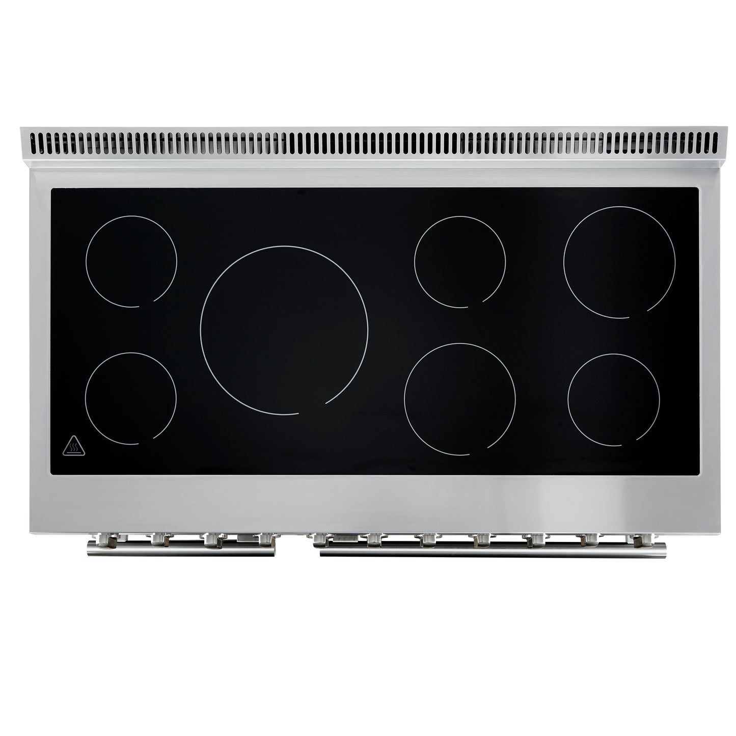 Forno Paolo 48 Inch Freestanding Electric Range, Stainless Steel, 6.7 cu.ft, True Convection Oven, Energy Efficient