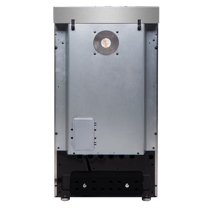 Forno Loiano 24 Inch Freestanding Electric Range Stainless Steel with Storage Drawer