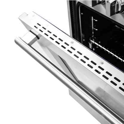 Forno Massimo 36-Inch Freestanding Gas Range, 6 Sealed Burners, Convection Oven, Energy Efficient