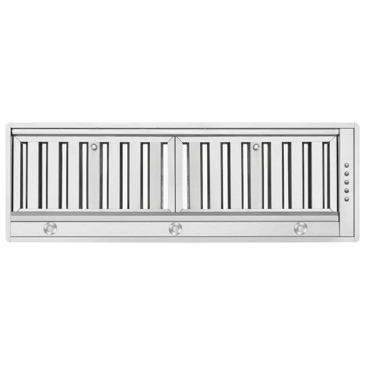 Forno Frassanito 36-Inch Recessed Range Hood, 450 CFM, Stainless Steel Baffle Filters, LED Lighting