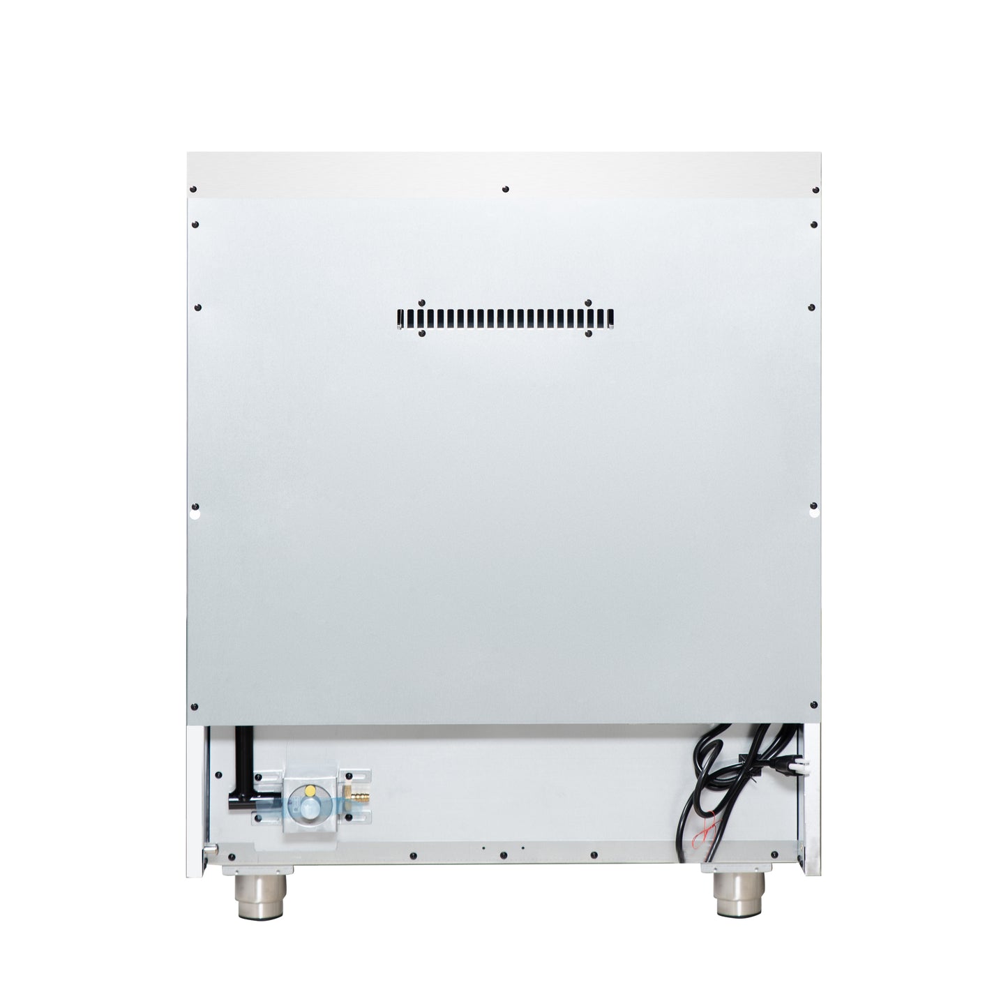 Forno Massimo 30-Inch Black Freestanding Gas Range, 4 Burners, True Convection Oven