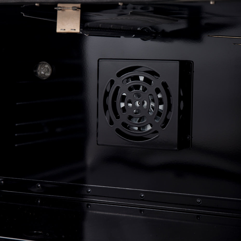 Marco 36-Inch Gas Range Black & Antique Brass Design, 6 Burners 67,000 BTU, 5.36 cu.ft. Convection Oven