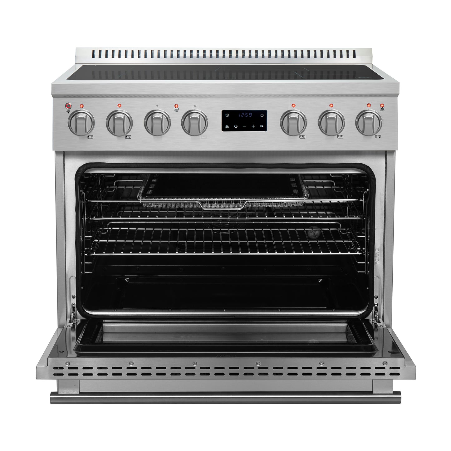 Forno Torino 36 Inch Induction Range with True Convection and Air Fry