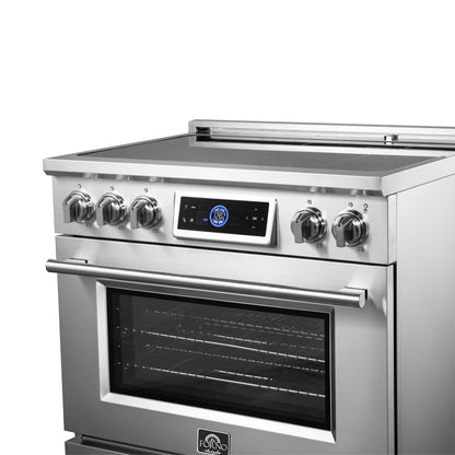 Forno Maximus 36 Inch Induction Range with Air Fryer
