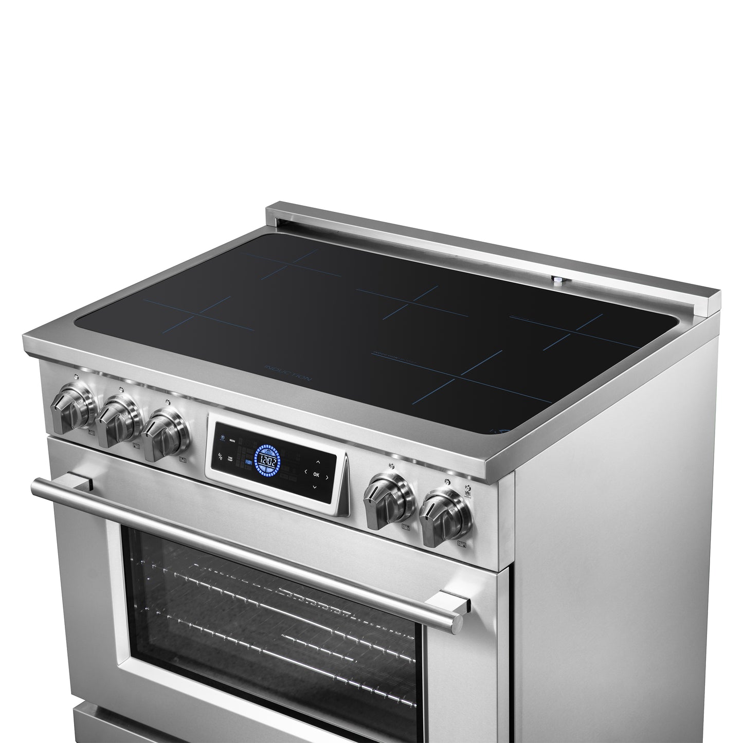 Forno Maximus 36 Inch Induction Range with Air Fryer