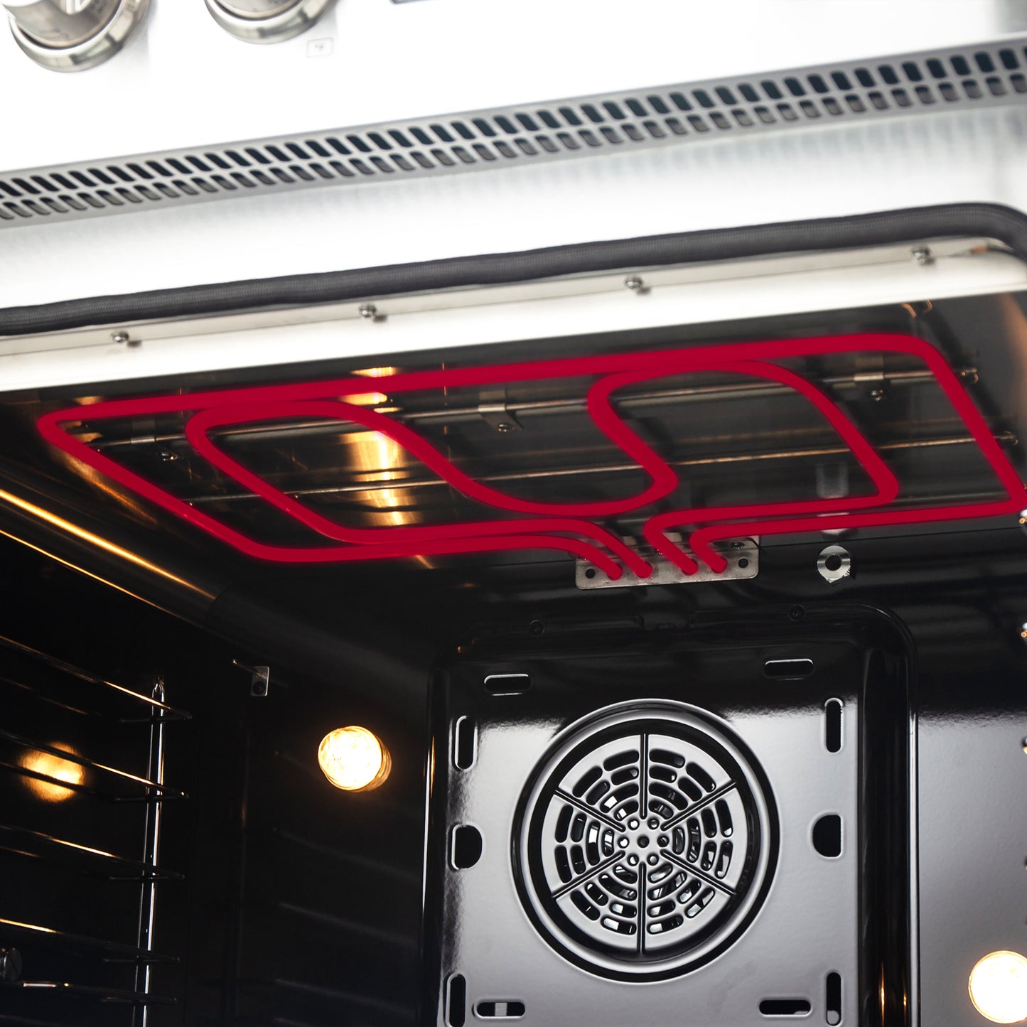 Forno Torino 30 Inch French Door Induction Range with Air Fryer and True Convection Oven