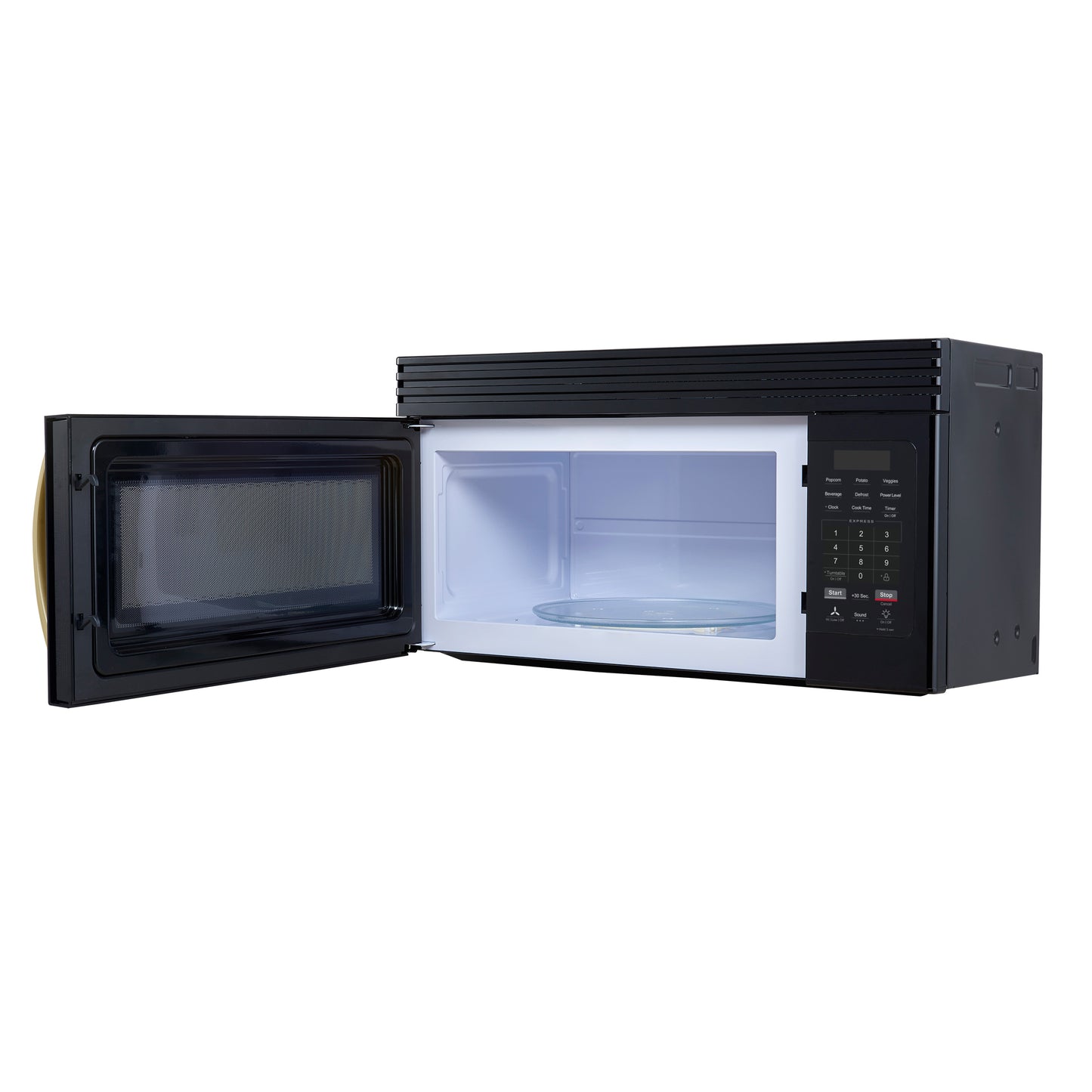 Forno Scalo 30-Inch Over the Range Microwave, Black – 1.6 cu.ft, 300 CFM Vent, Touch Control, LED Light