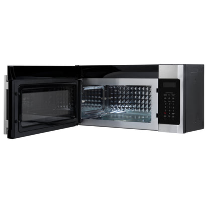 Forno Fornace 30-Inch Over the Range Convection Microwave, Stainless Steel – 1.5 cu.ft, 300 CFM Vent, Touch Control, LED Light