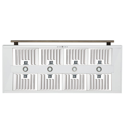 Forno Aria 60 Inch Wall-Mounted Range Hood in White