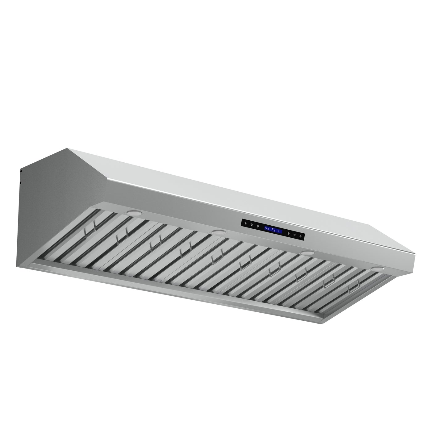 Forno Palazzo 60-Inch Wall Mounted Range Hood, Stainless Steel, Heavy Duty Baffle Filters, Remote Control