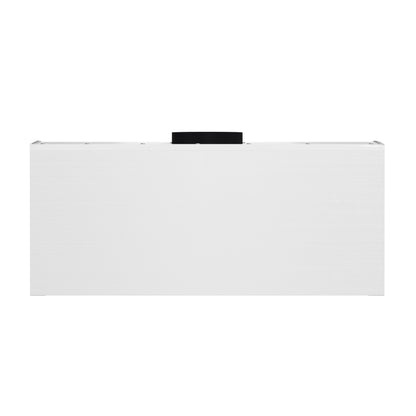 Forno Bari Espresso 30-Inch Under Cabinet Range Hood, White, 600 CFM, LED Lighting, Dishwasher-Safe Baffle Filters, 3-Speed Fan Control