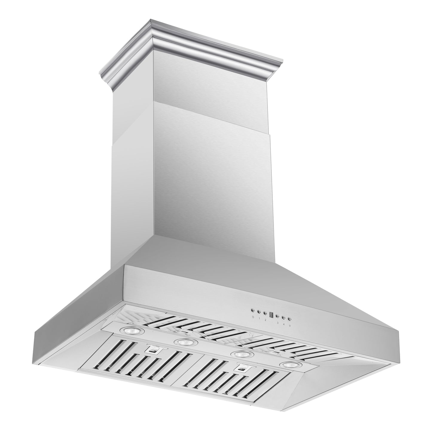 Forno Orvieto 36-Inch Wall Mount Range Hood, LED Lighting, Heavy Duty, Stainless Steel