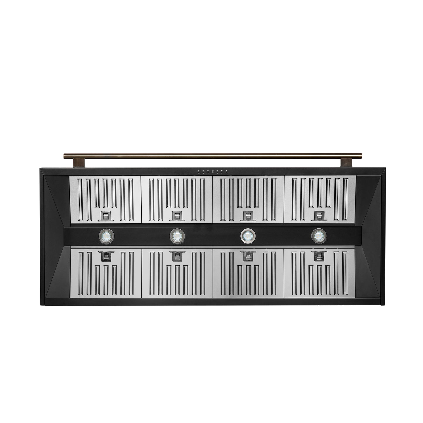 Forno Aria 60 Inch Wall-Mounted Range Hood in Black