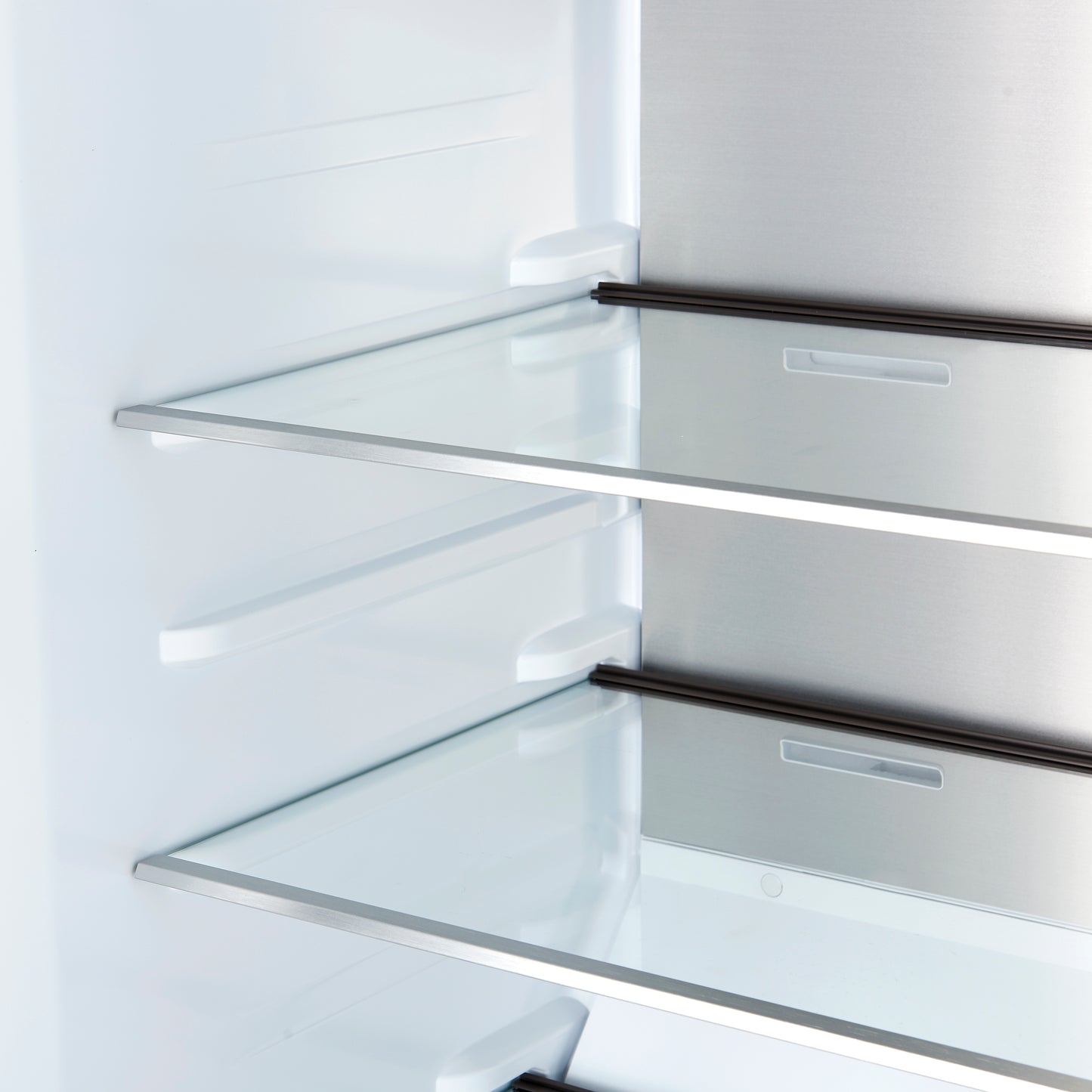 Forno Maderno 28" Built-In Convertible Refrigerator in Black, 13.6 cu.ft. Left Swing with Decorative Grill - 32" Wide