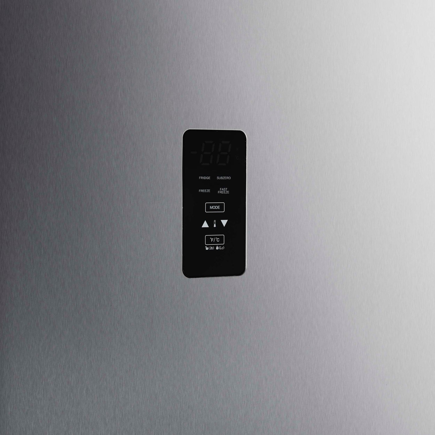 Forno Fortezza 28 Inch Right-Swing Convertible Refrigerator/Freezer, Stainless Steel, Total No Frost