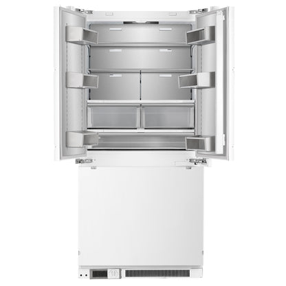 Forno Rivestito Panel Ready Refrigerator, French Door, 36 Inch, Energy Star, Fast Freeze