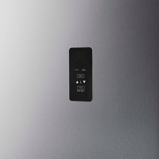 Forno Fortezza 32 Inch Left-Swing Freezer with Trim Kit, Stainless Steel, with Automatic Ice Maker