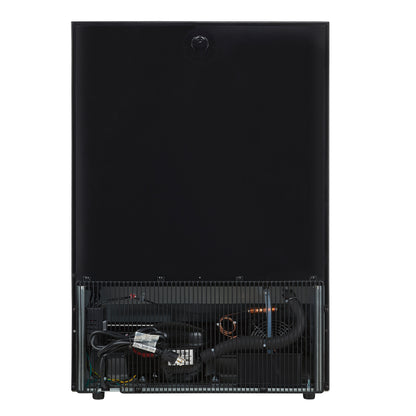 Forno Frescolino 24 Inch Beverage Cooler, Stainless Steel, with LED Lighting, Triple Glass Door, 188 Can Capacity, Built-In or Freestanding